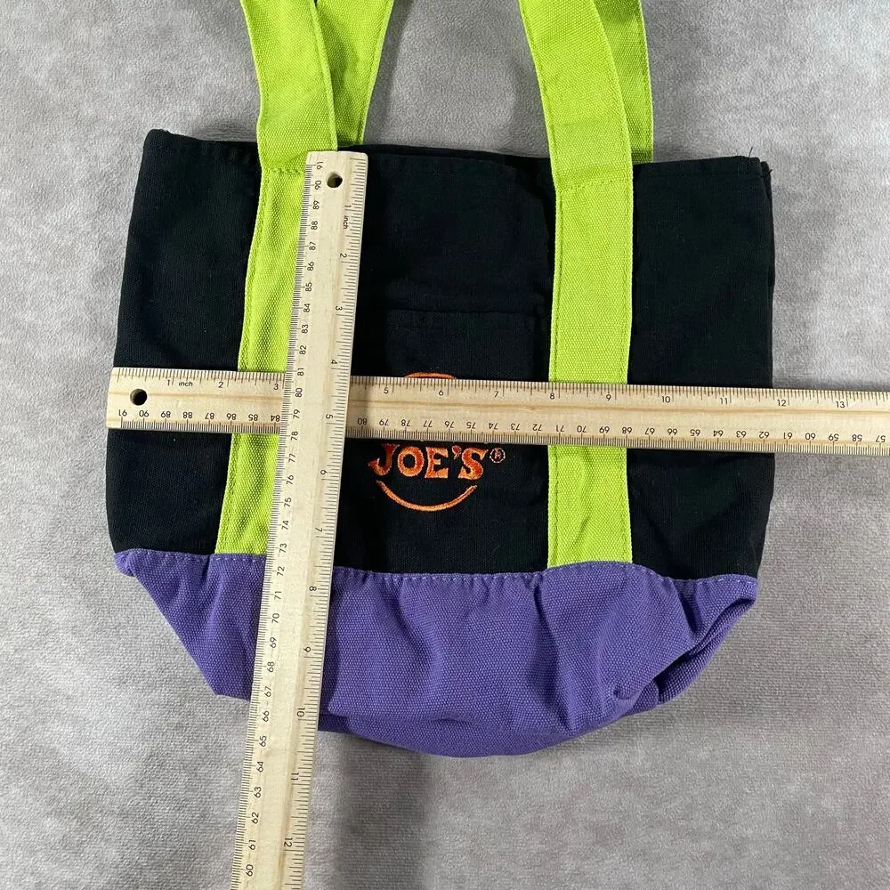 Trader Joe's Halloween Mini Canvas Tote Bag Edition 11x10